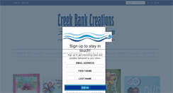 Desktop Screenshot of creekbankcreations.com